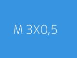 M 3X0,5 